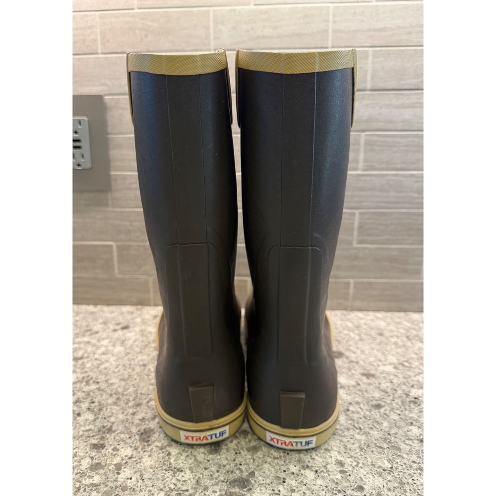 Men's Xtratuf Legacy 12 in. Pull-On Boat/Deck Boots Like-New Size 9 Waterproof - Picture 6 of 9
